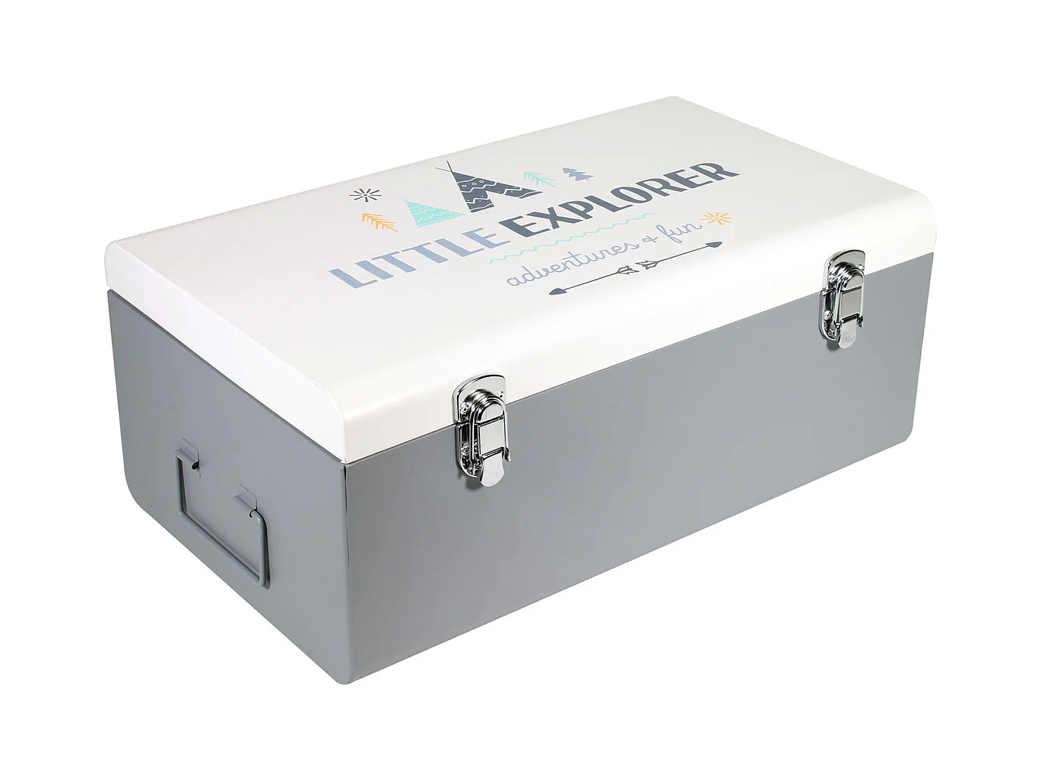 Coffre De Rangement Metal X2 M4 Blanc, Bleu, Gris