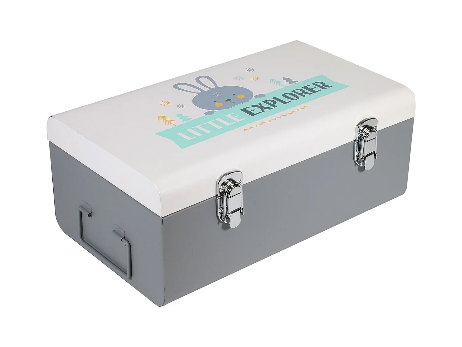 Coffre De Rangement Metal X2 M4 Blanc, Bleu, Gris