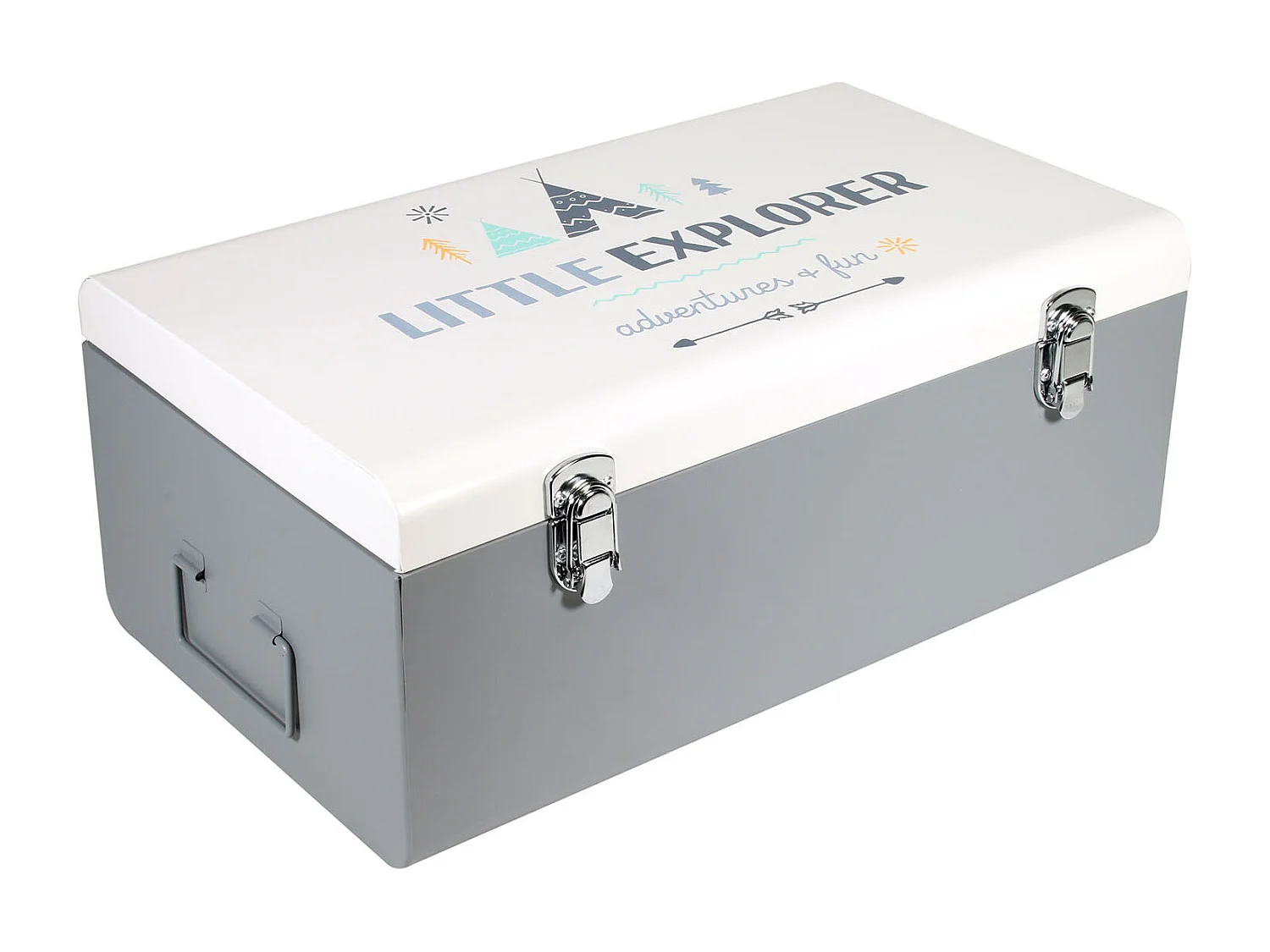 Coffre De Rangement Metal X2 M4 Blanc, Bleu, Gris