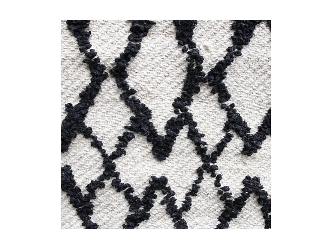 Tapis Déco Berbère "Relief Losange" 60x90cm Beige