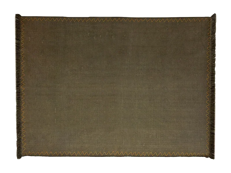 Tapis en coton à franges