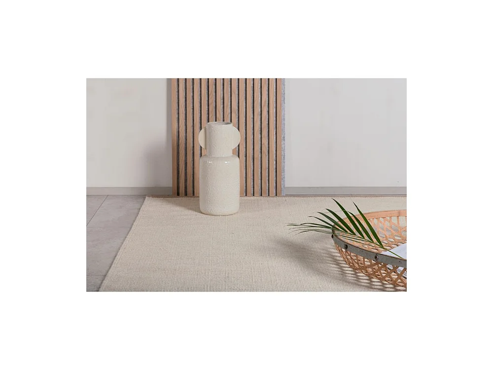 Jaipur vloerkleed 300x200 cm wol beige.