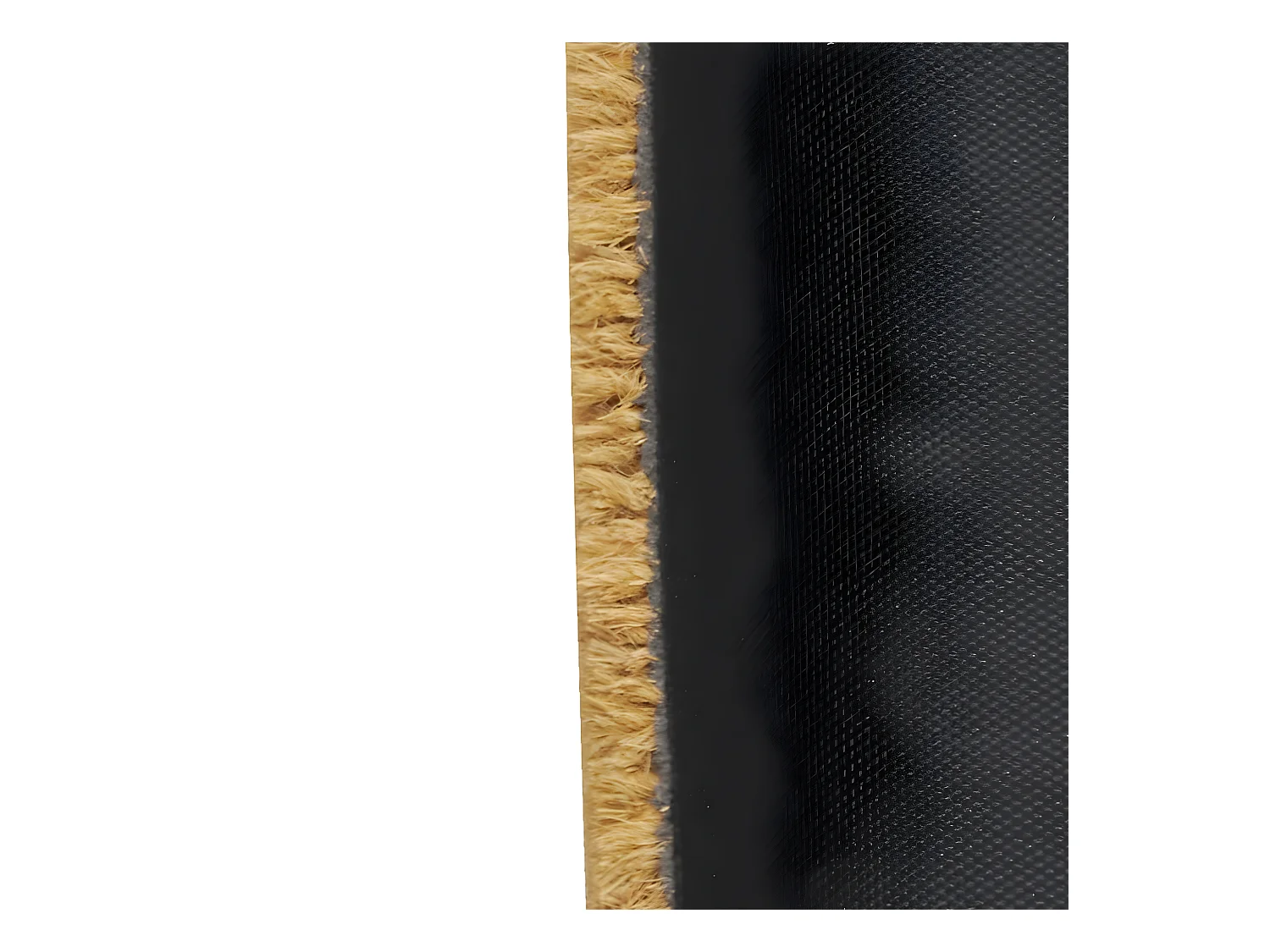 Fußmatte aus Kokosfaser mit Hirschgeweih