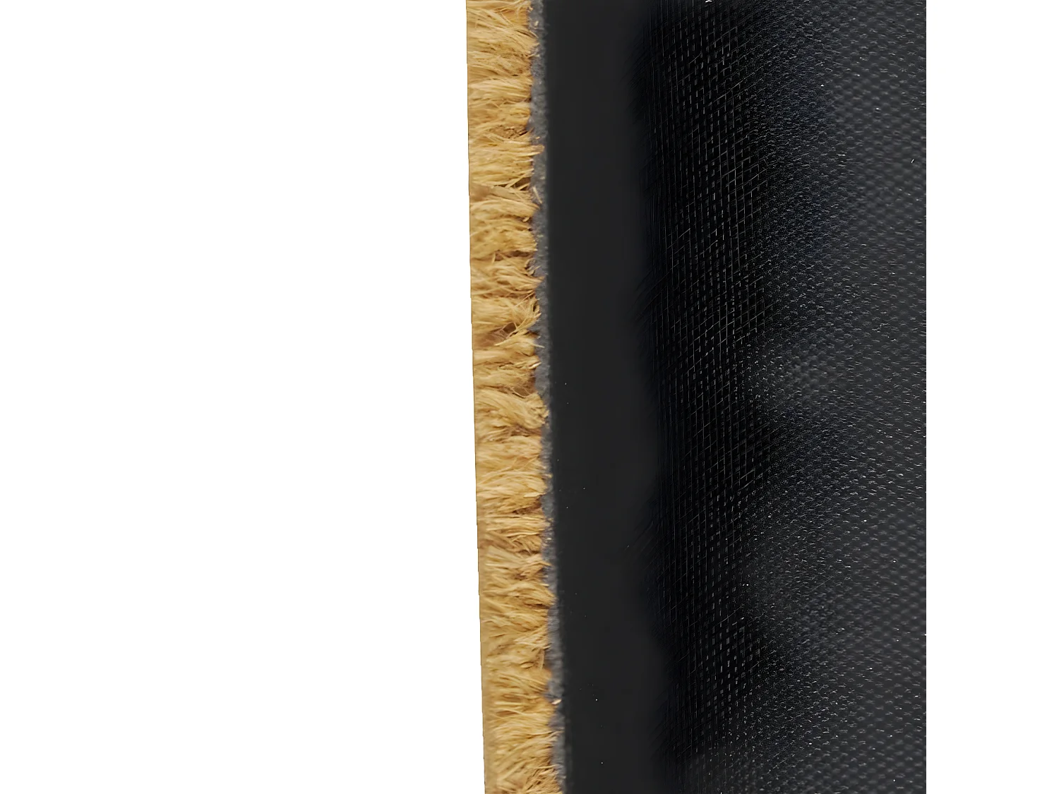 Fußmatte aus Kokosfaser mit Hirschgeweih