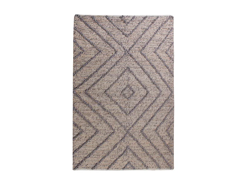 Tapis en jute grise Worgan 230 x 160 cm