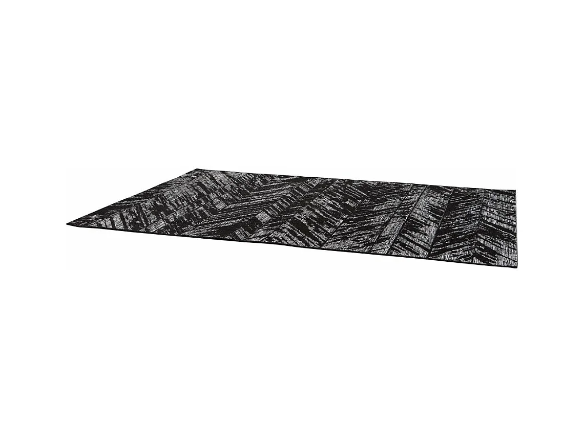 Tapis en polypropylène noir Evora 230 x 160 cm