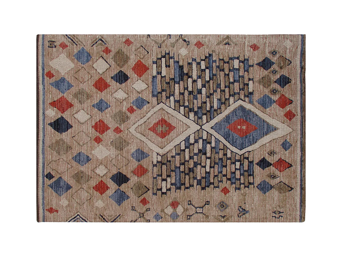 Tapis en coton chenille Nowgan 290 x 190 cm