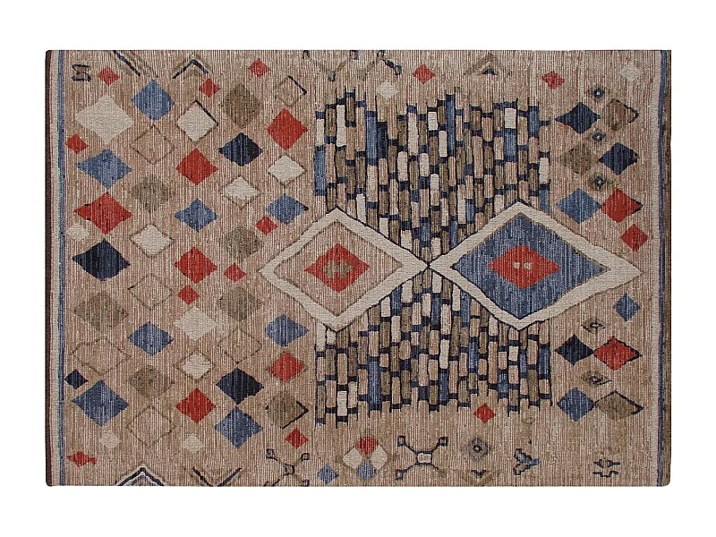 Tapis en coton chenille Nowgan 290 x 190 cm