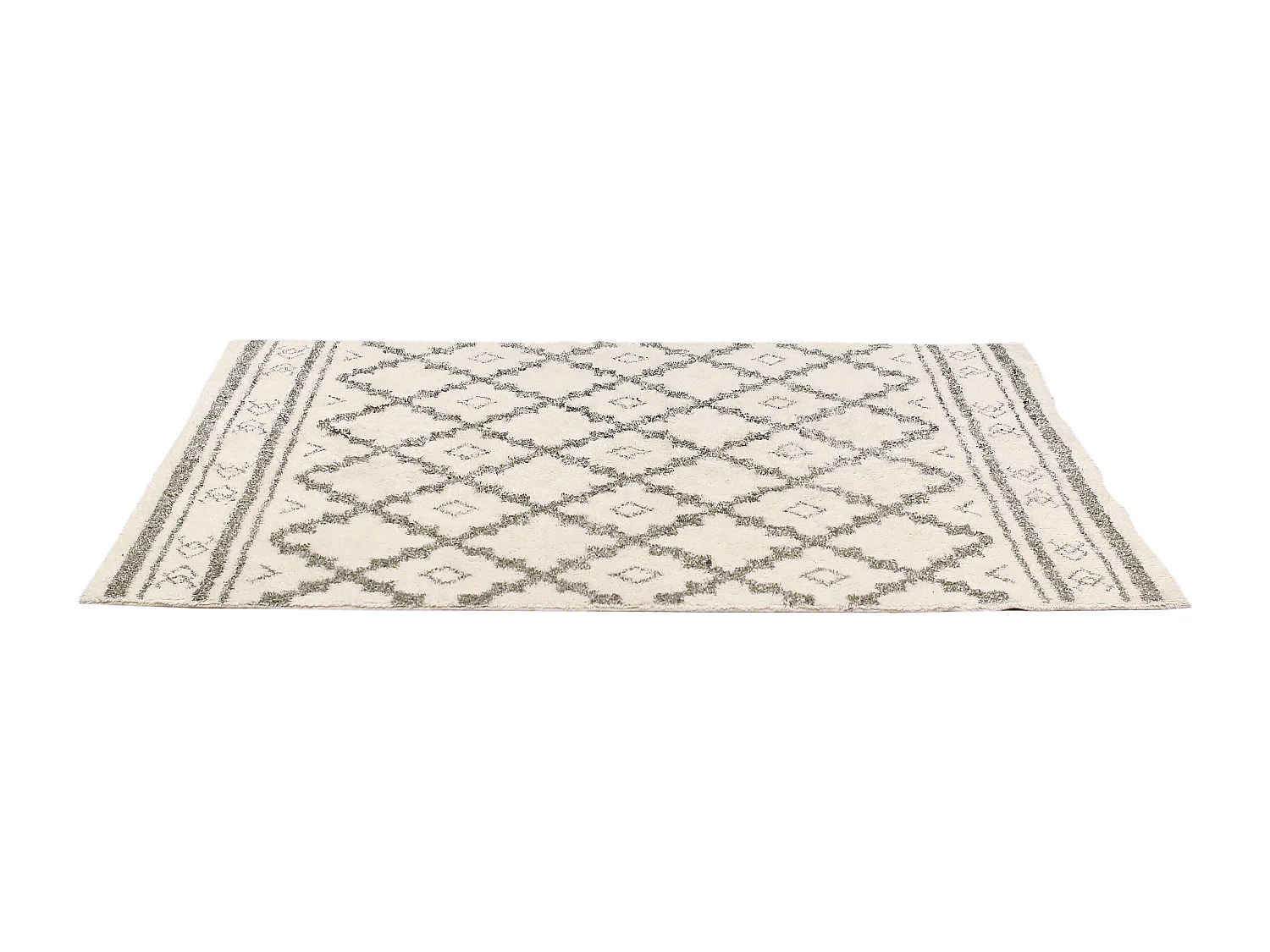 Tapis Mirage 120x170cm Blanc, Beige