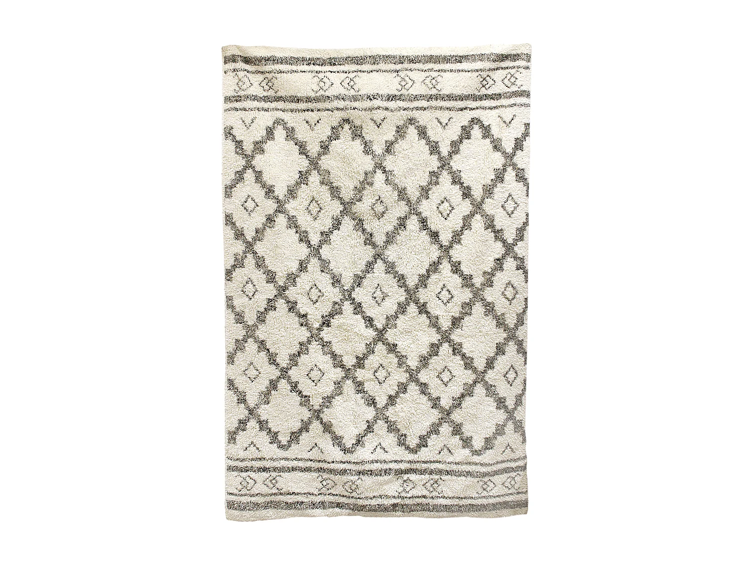 Tapis Mirage 120x170cm Blanc, Beige