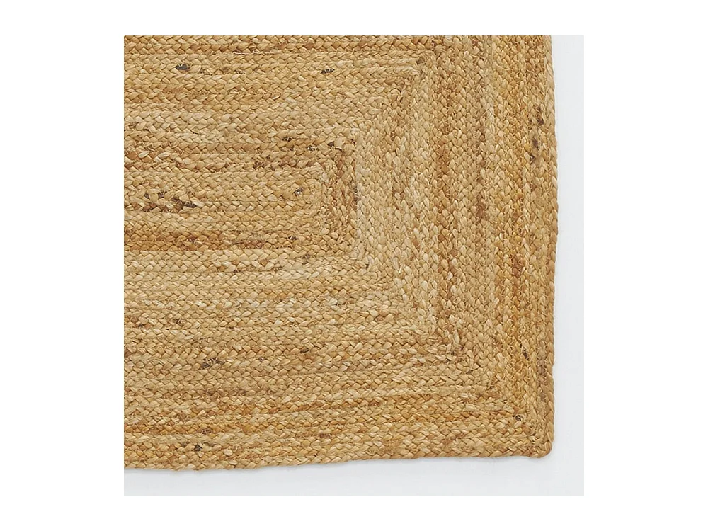 Tapis en jute naturel tressé 60 x 90 cm