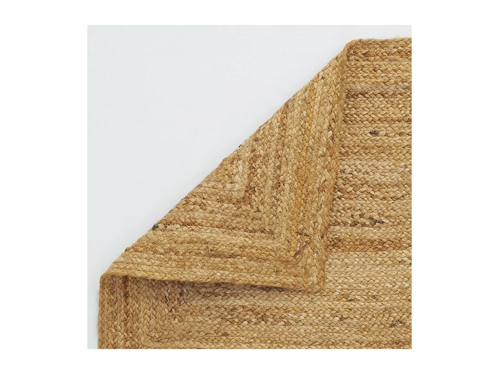 Tapis en jute naturel tressé 60 x 90 cm