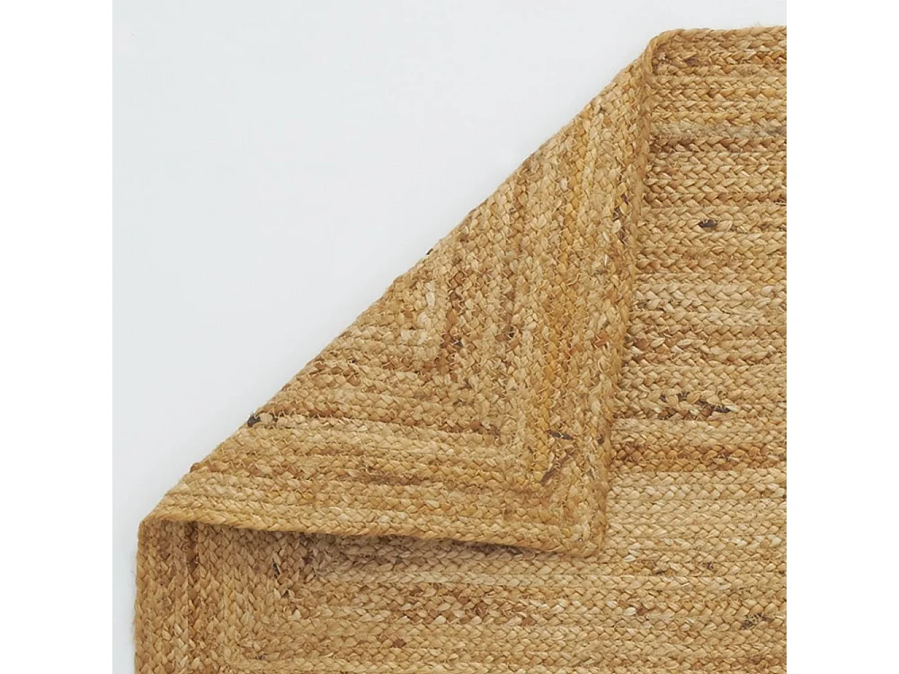 Tapis en jute naturel tressé 60 x 90 cm