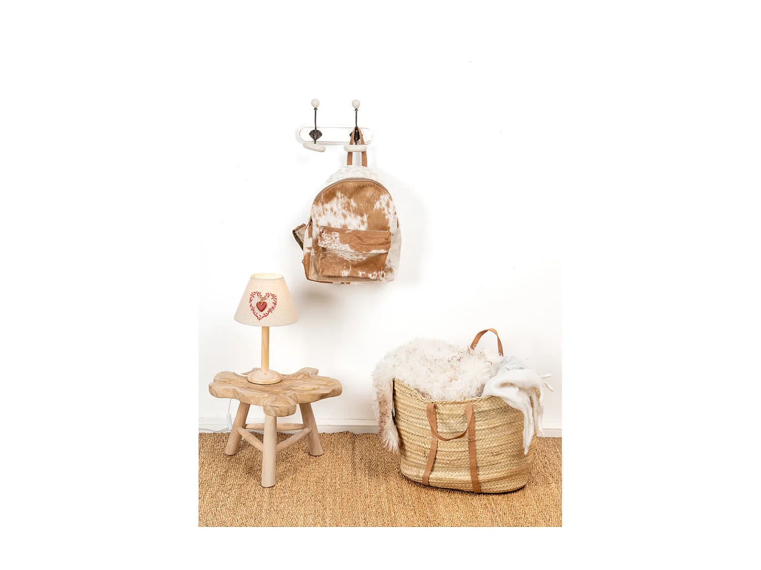 Tapis en jonc 200 cm