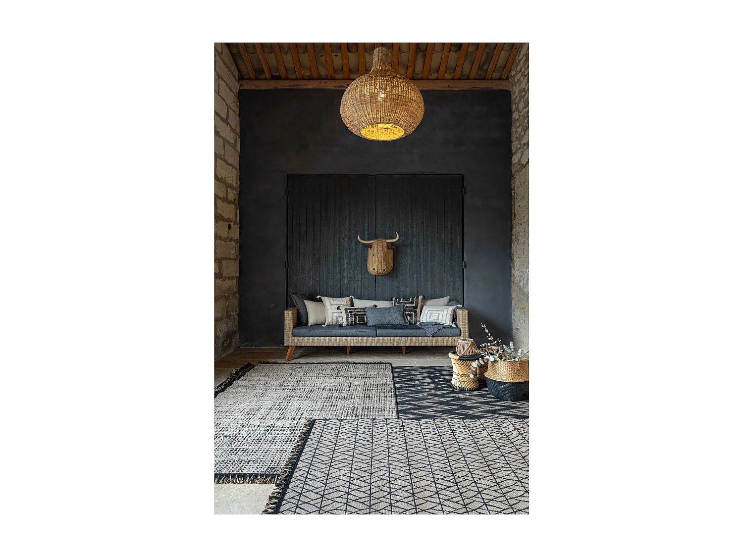 Tappeto stile berbero Sadar 110 x 60 cm