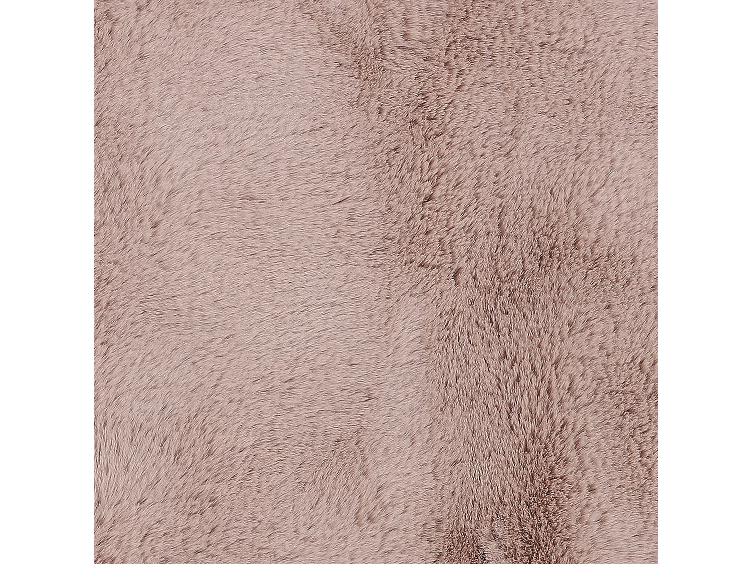 Tapis Imitation Fourrure Poil Fin Rose 60x90cm Rose