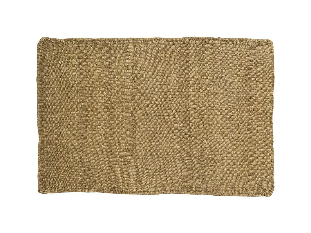 Tapis rectangulaire en jonc naturel