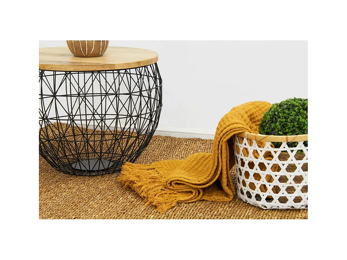 Tapis rectangulaire en jonc naturel