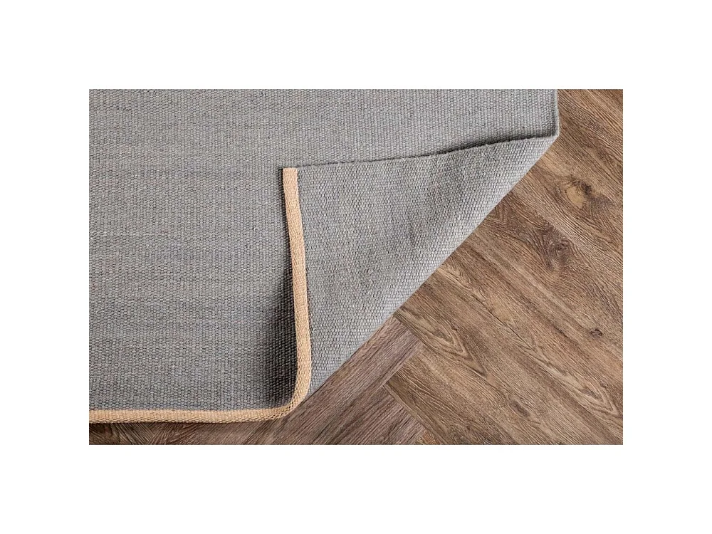 Tapis Tissé en Laine "Jaipur" 170x240cm Gris