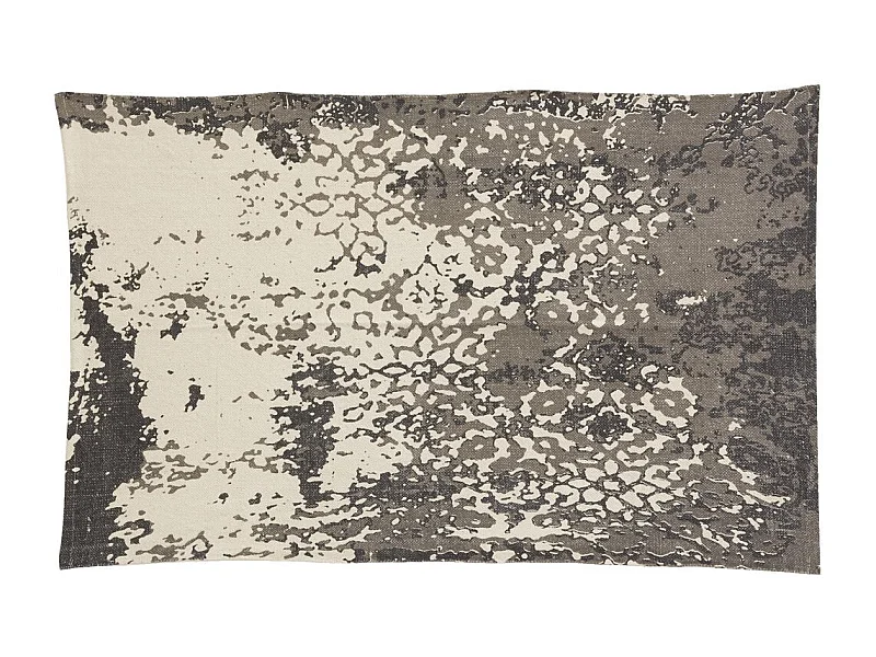 Tapis en coton délavé à motifs 150 x 90 cm