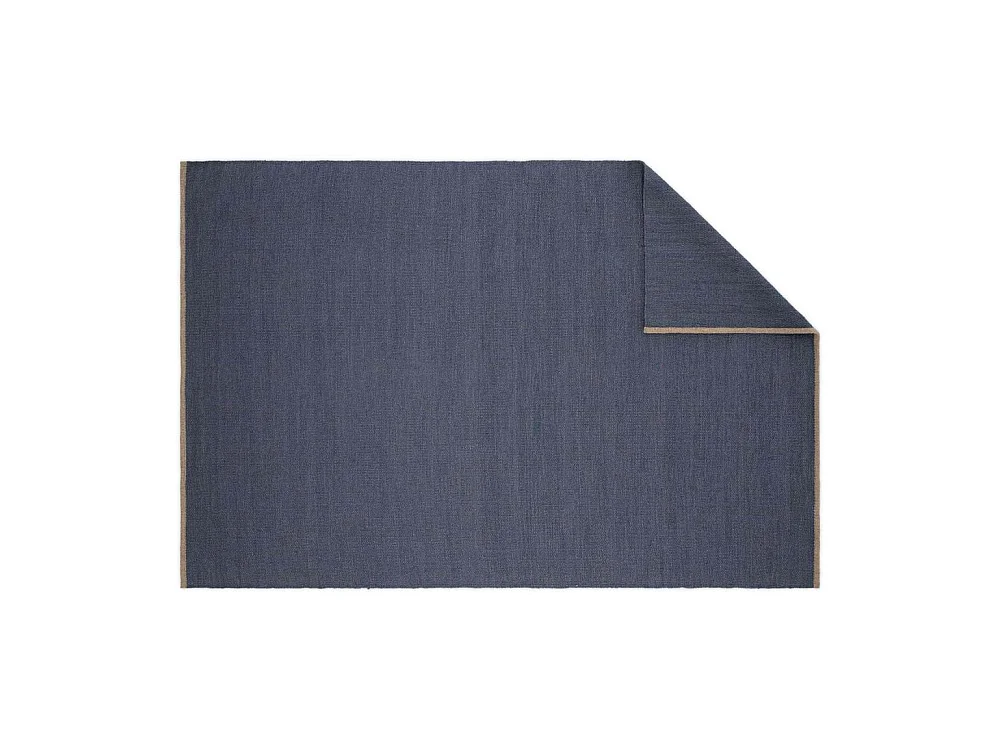 Teppich aus Baumwolle und Wolle blau Jaipur 300 x 200 cm