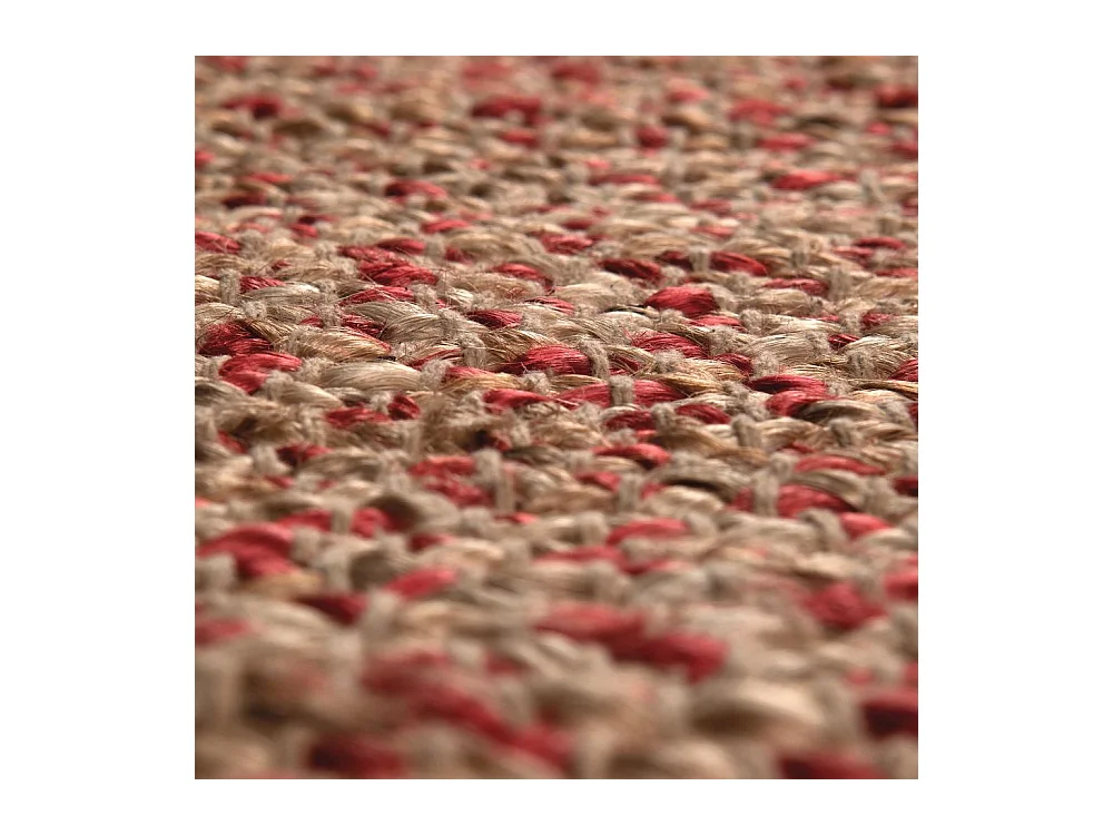 Alfombra Elliot de yute y algodón 230 x 160 cm