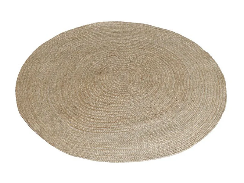 Tapis rond en jute naturel tressé Ø 120 cm