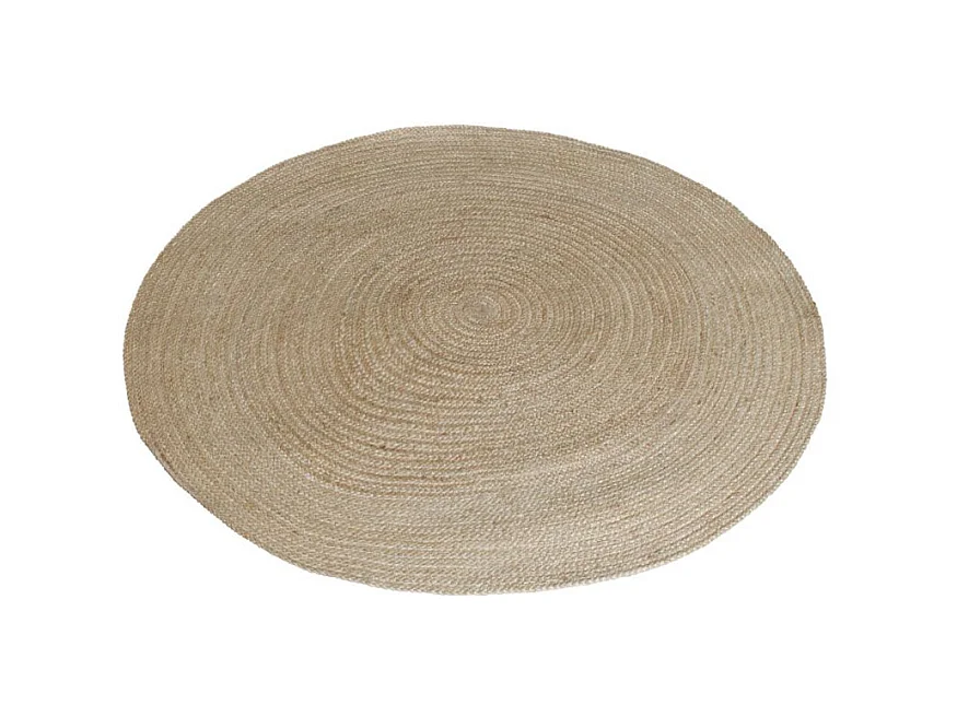 Tapis rond en jute naturel tressé Ø 120 cm