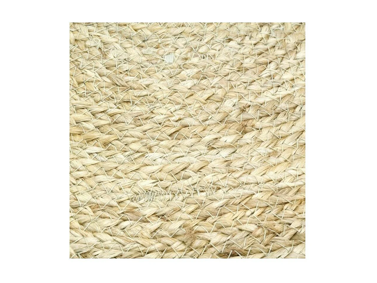 Tapis rond en jute naturel tressé Ø 120 cm