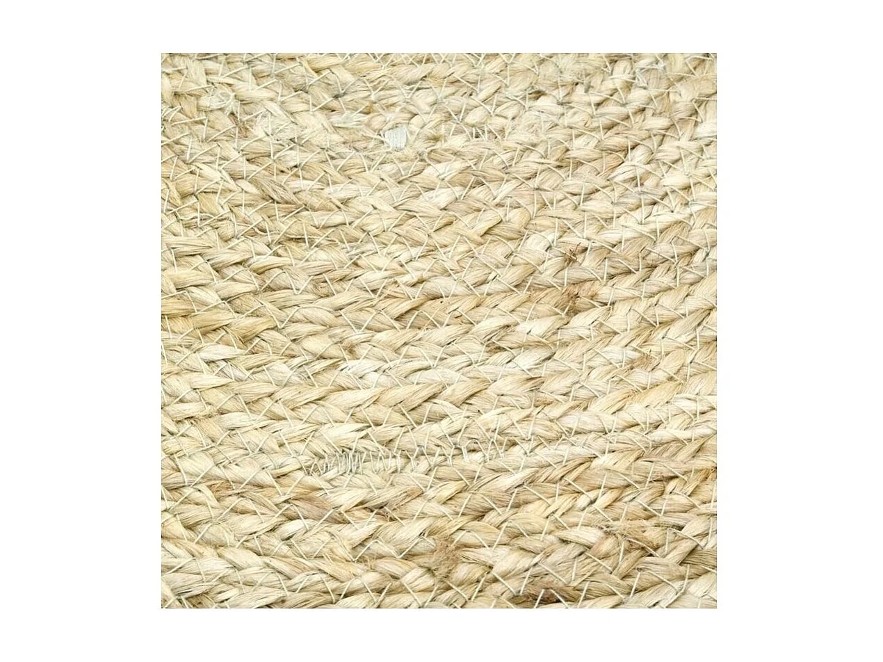 Tapis rond en jute naturel tressé Ø 120 cm