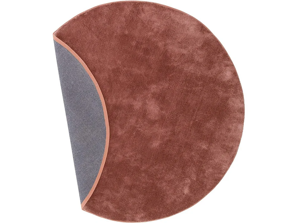 Undra vloerkleed Ø200 cm polyester roze.