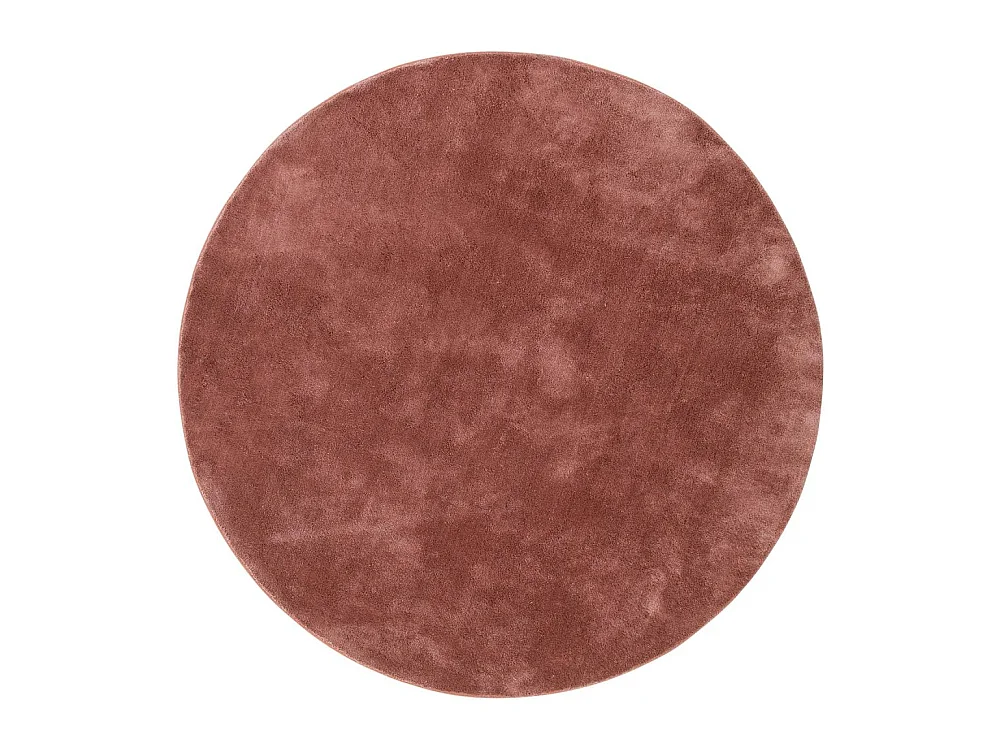 Tapis Déco Rond "Undra" 200cm Rose Poudré