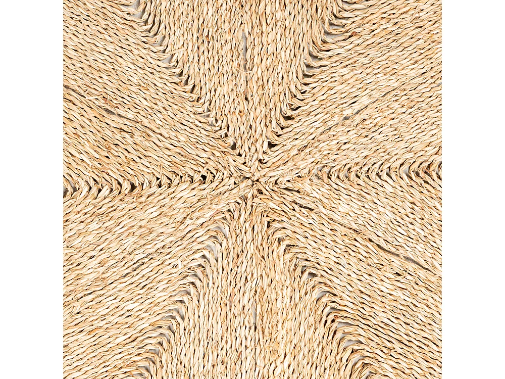 Tapis rond en jonc Kaate Diamètre 120cm