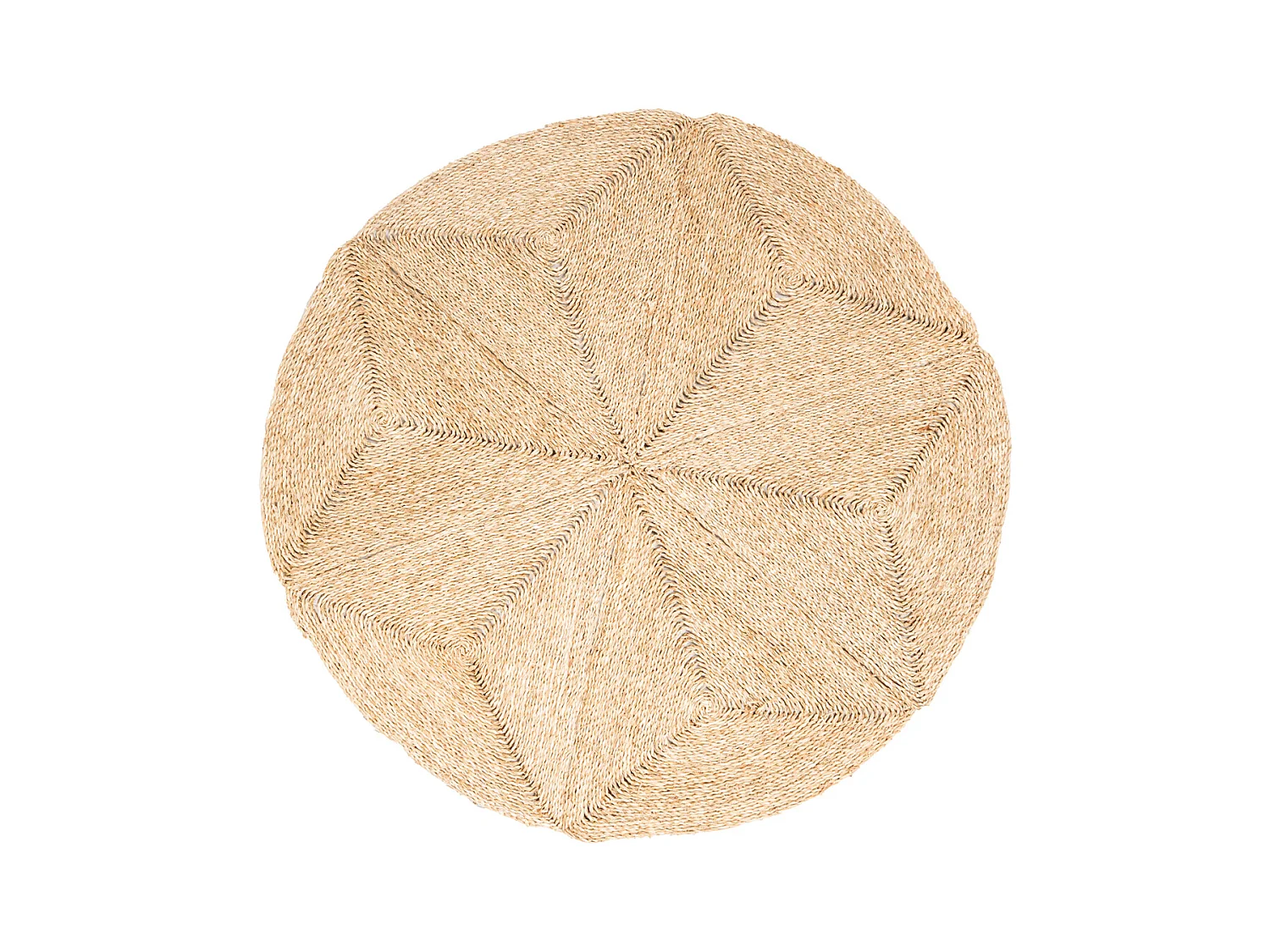 Tapis rond en jonc Kaate Diamètre 120cm