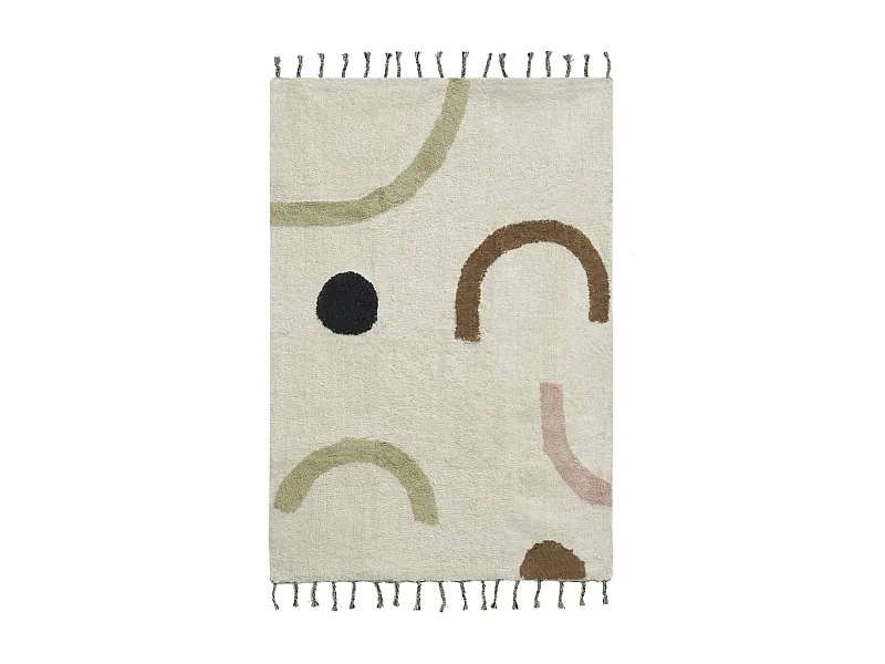 Tapis en coton Abstrait