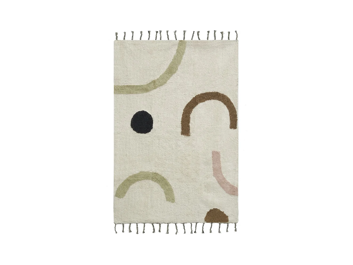 Tapis en coton Abstrait