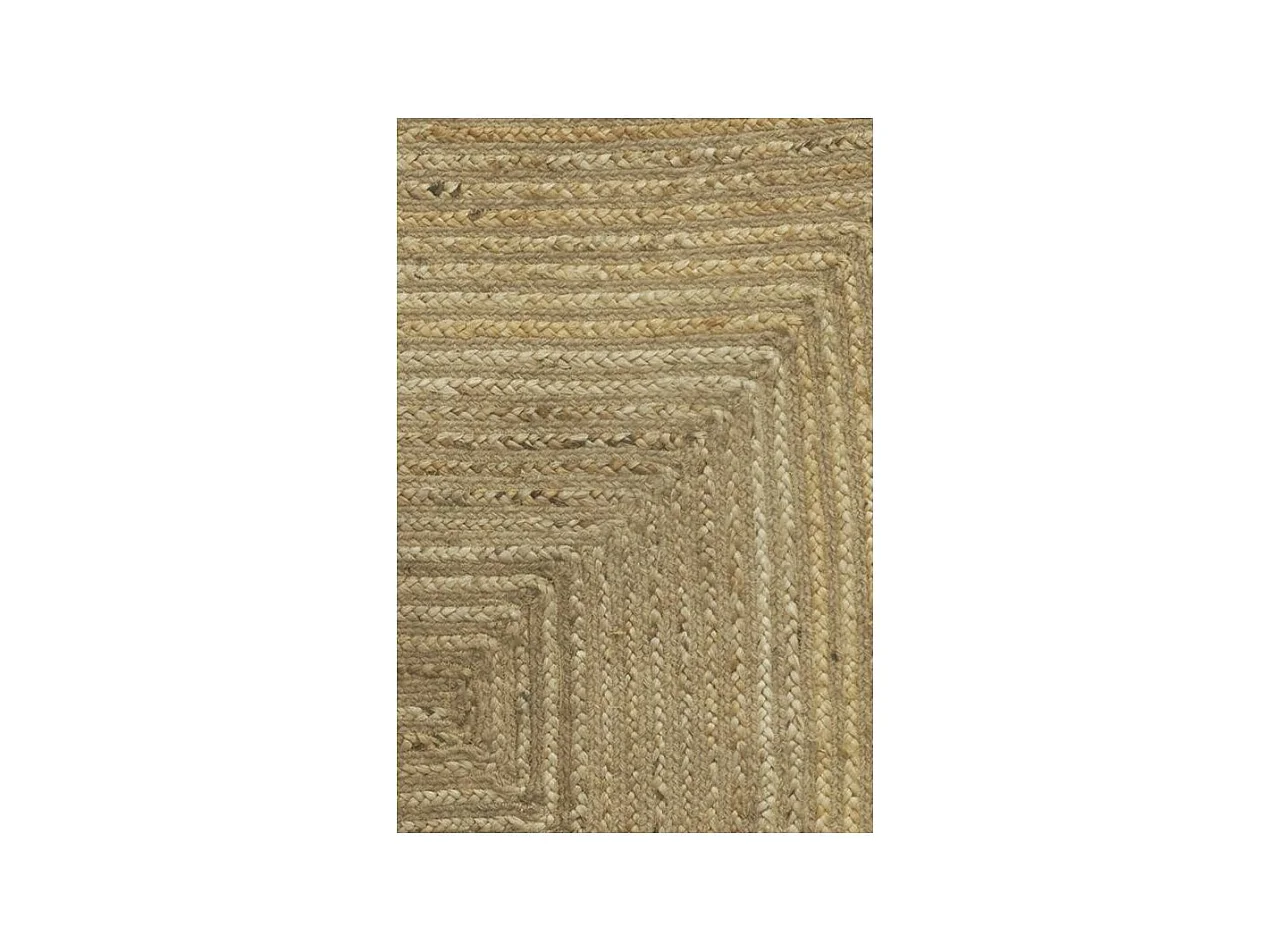 Tapis en jute naturelle tressée 180 x 120 cm