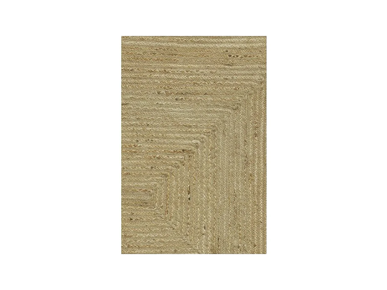 Tapis en jute naturelle tressée 230 x 160 cm