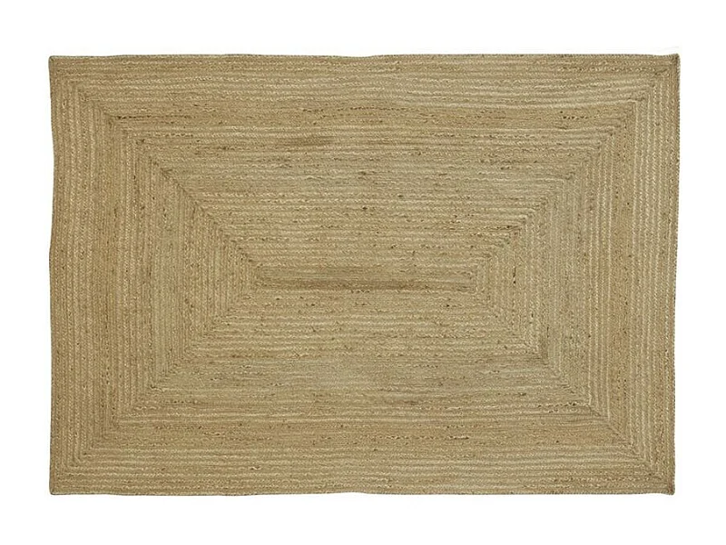 Tapis en jute naturelle tressée 230 x 160 cm