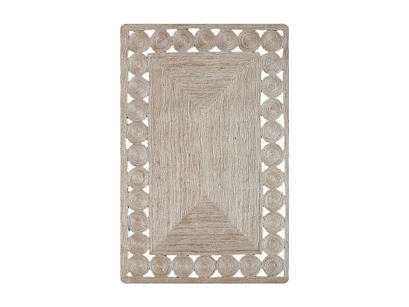 Alfombra de yute natural Begonia 230 x 160 cm