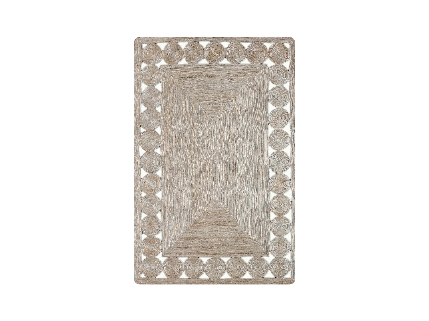 Tapis en jute naturelle Begonia 230 x 160 cm
