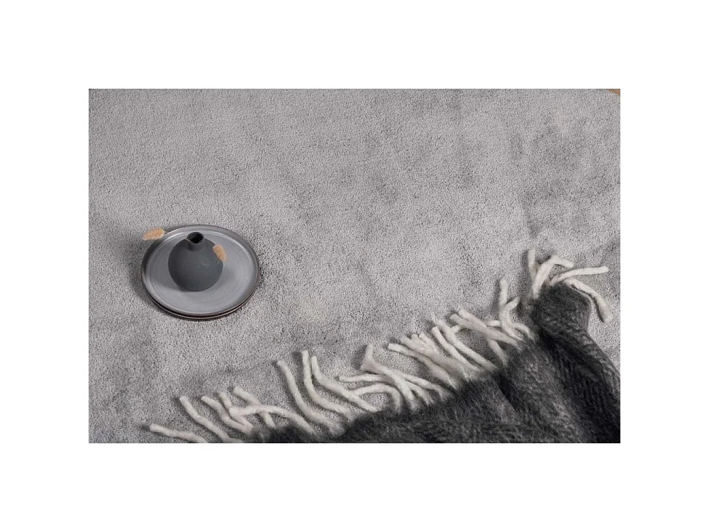 Tapis Déco Rond "Undra" 200cm Argent