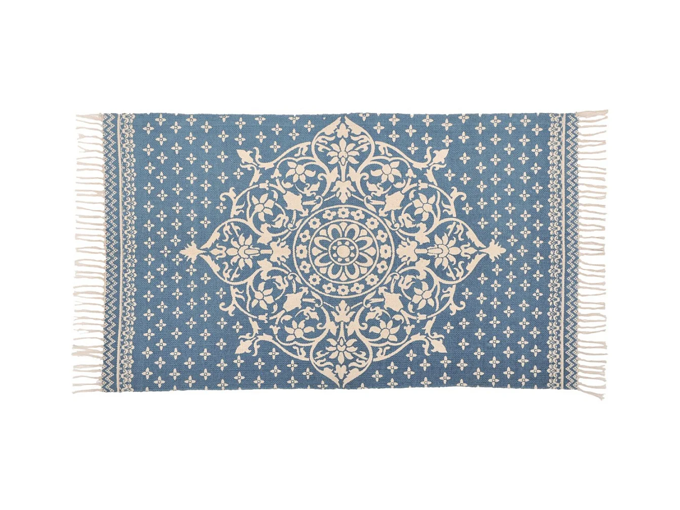 Tapis oriental en coton  90 x 150 cm