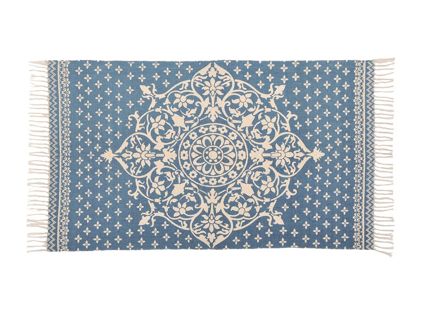 Tapis oriental en coton  90 x 150 cm