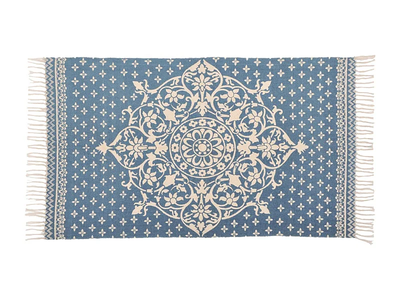 Tapis oriental en coton  90 x 150 cm