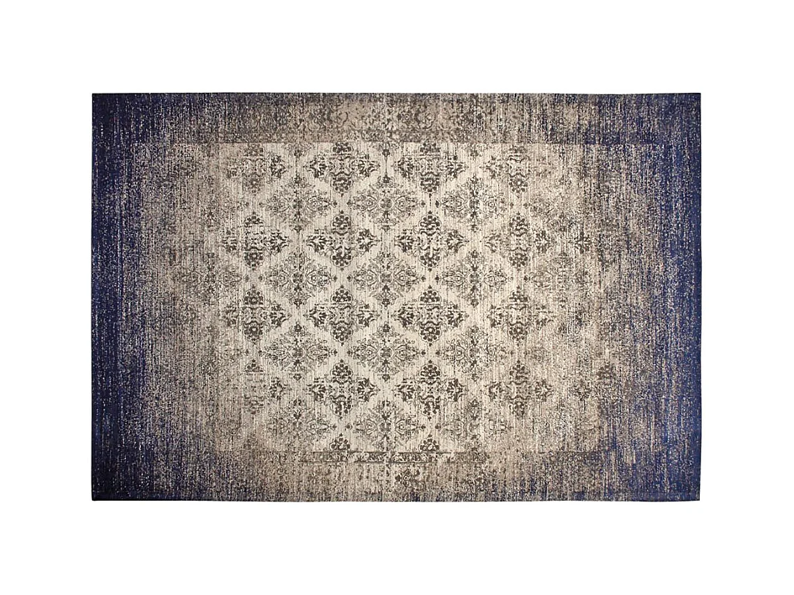 Tapis jacquard bleu 280 cm