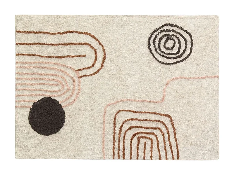 Tapis en coton tufté Arty