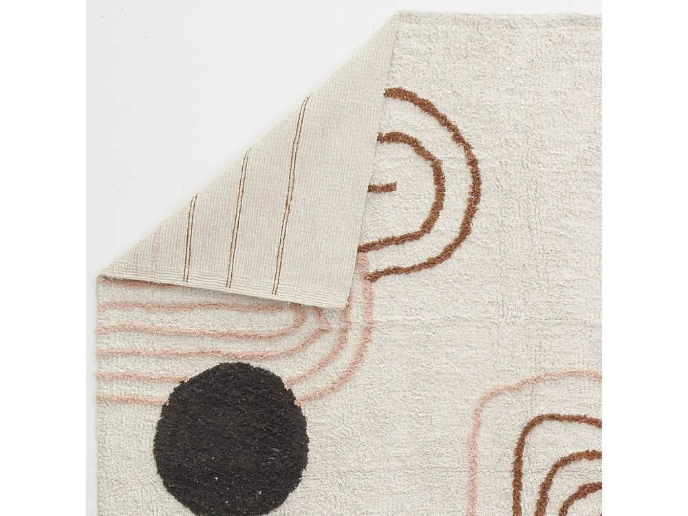 Tapis en coton tufté Arty