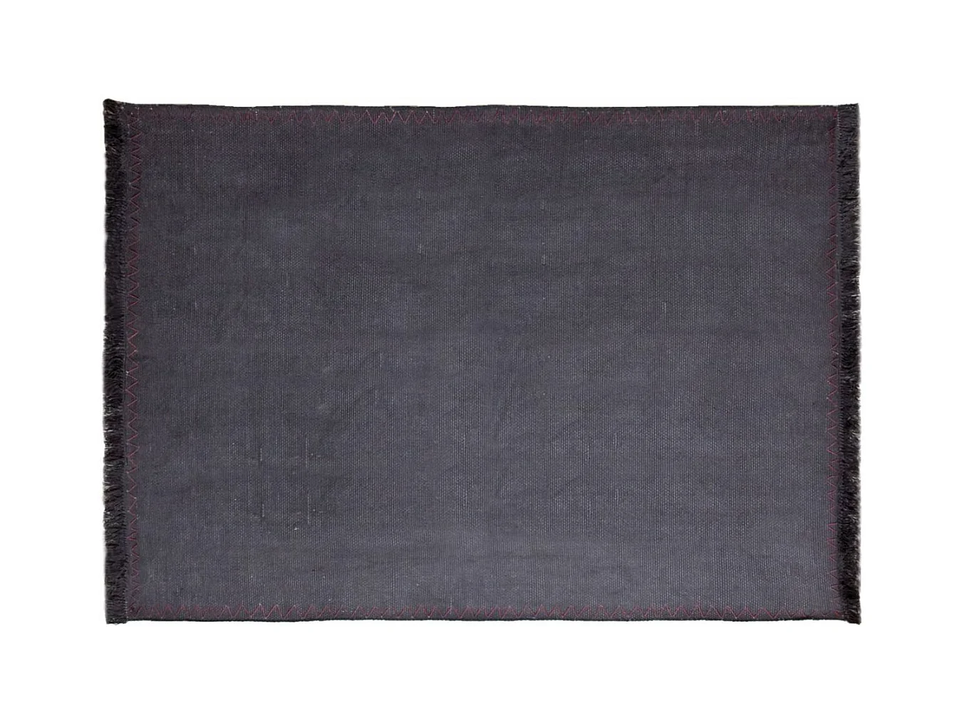 Tapis en coton à franges