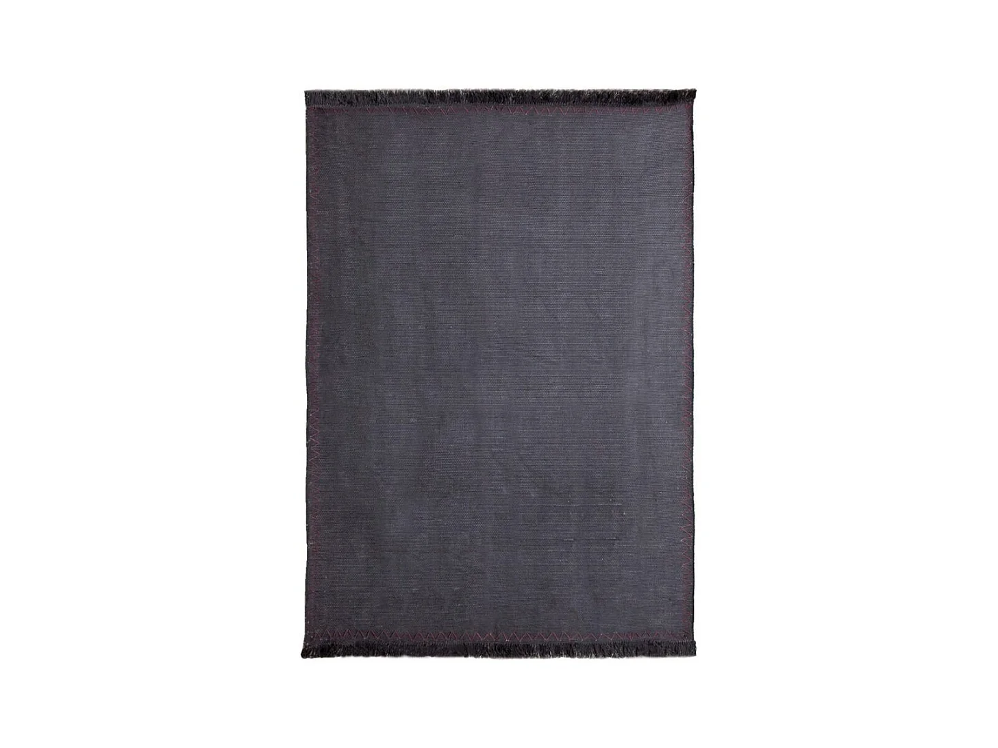 Tapis en coton à franges